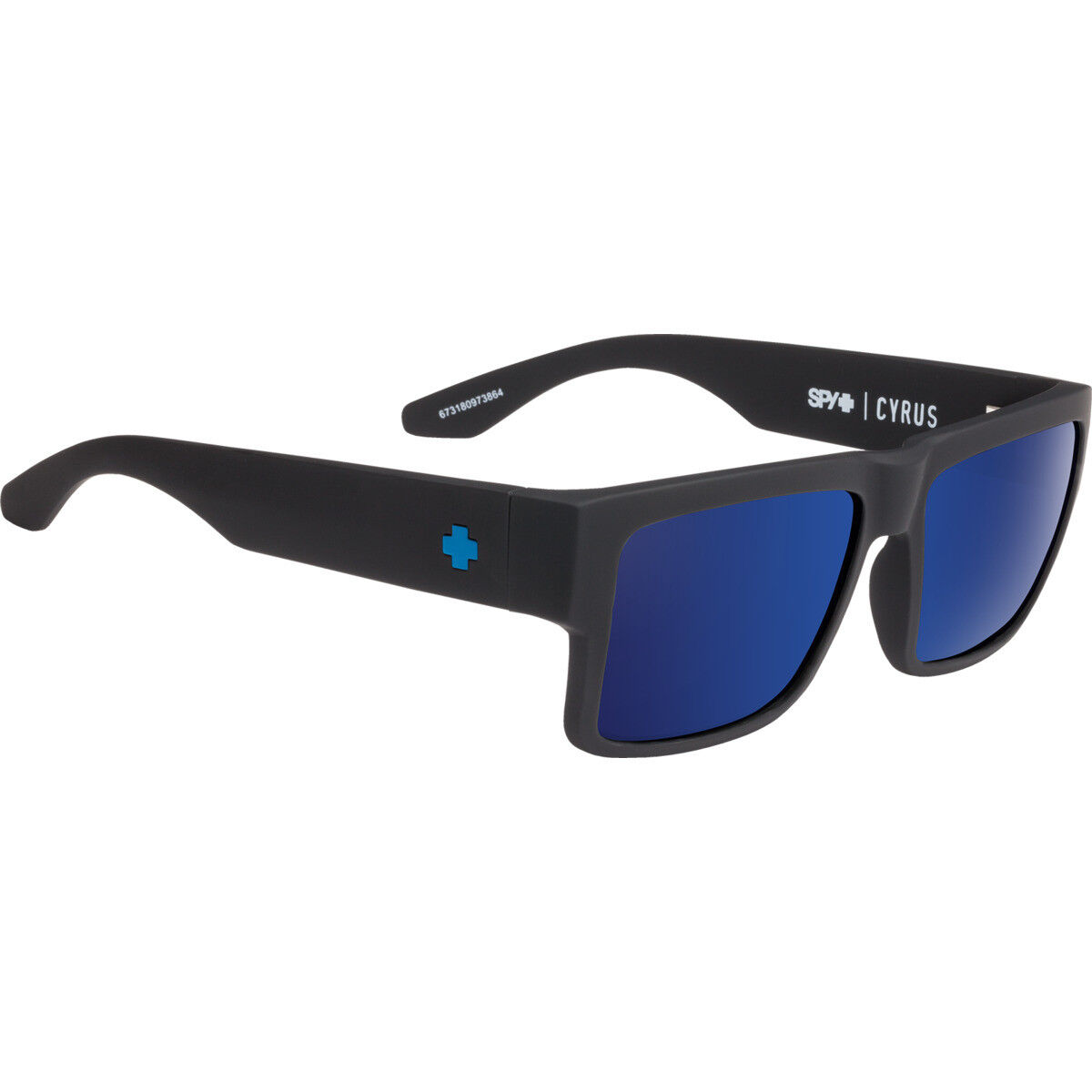 CYRUS, Soft Matte Black-Happy Bronze with Blue Mirror, hi-res image number null